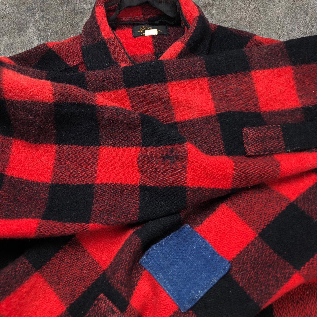 Vintage 1960s L.L Bean flannel Tartan plaid on sale Mackinaw wool