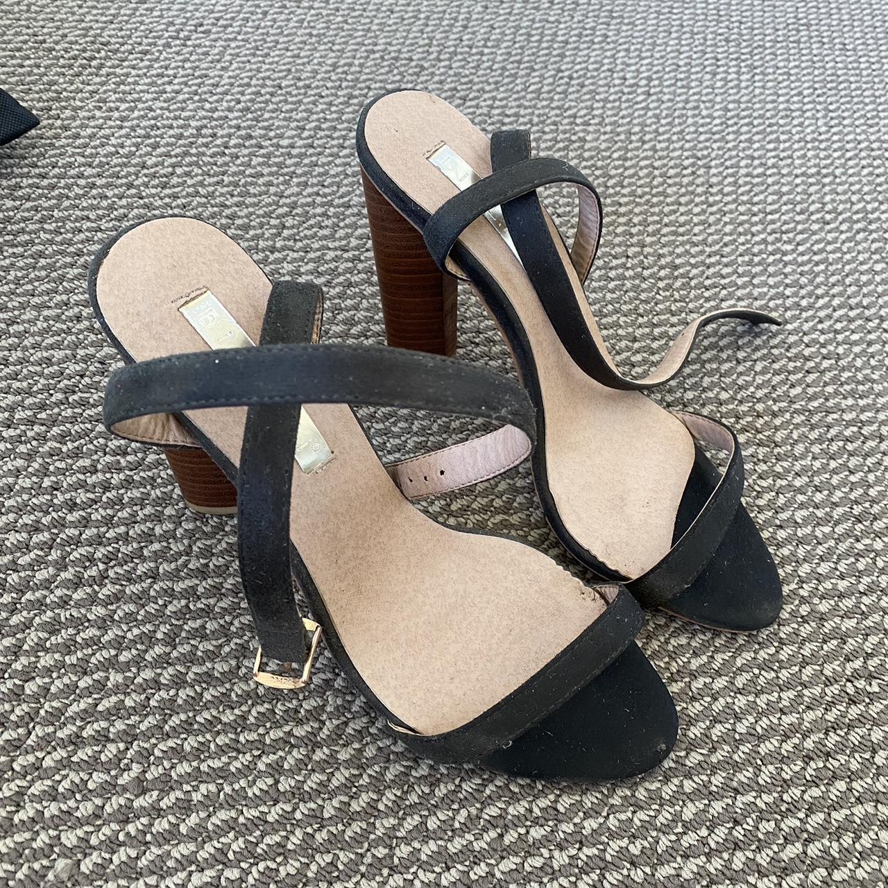 Billini Heels, wrap around ankle. Size AU 7 Khaki... Depop