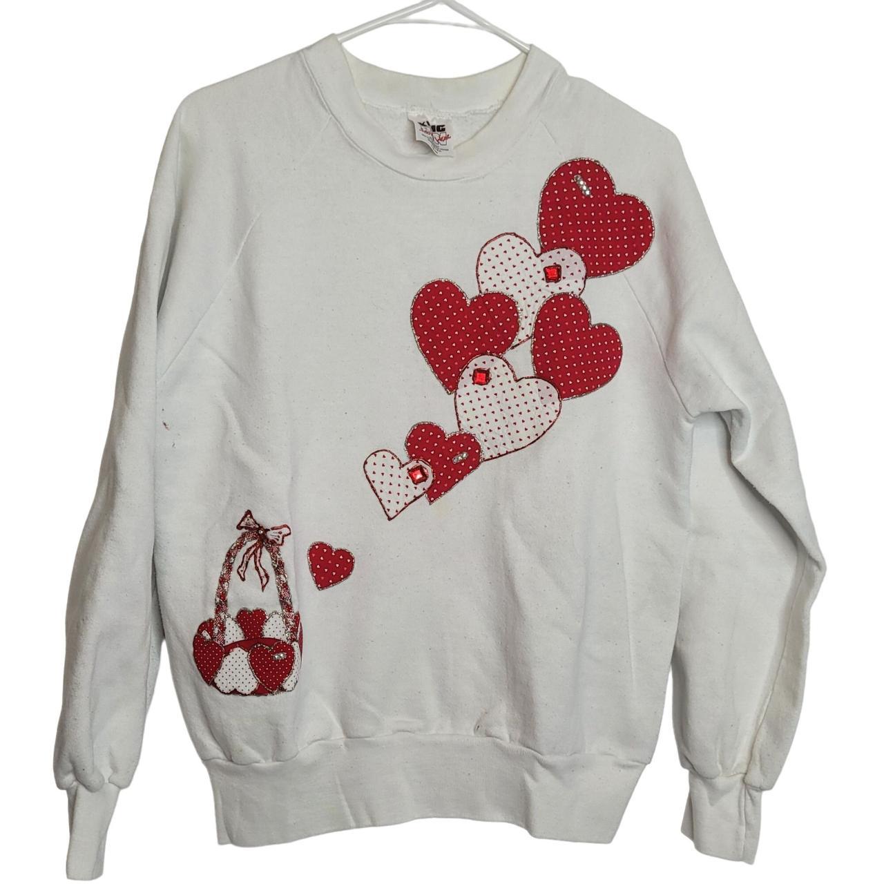 vintage valentines day sweater