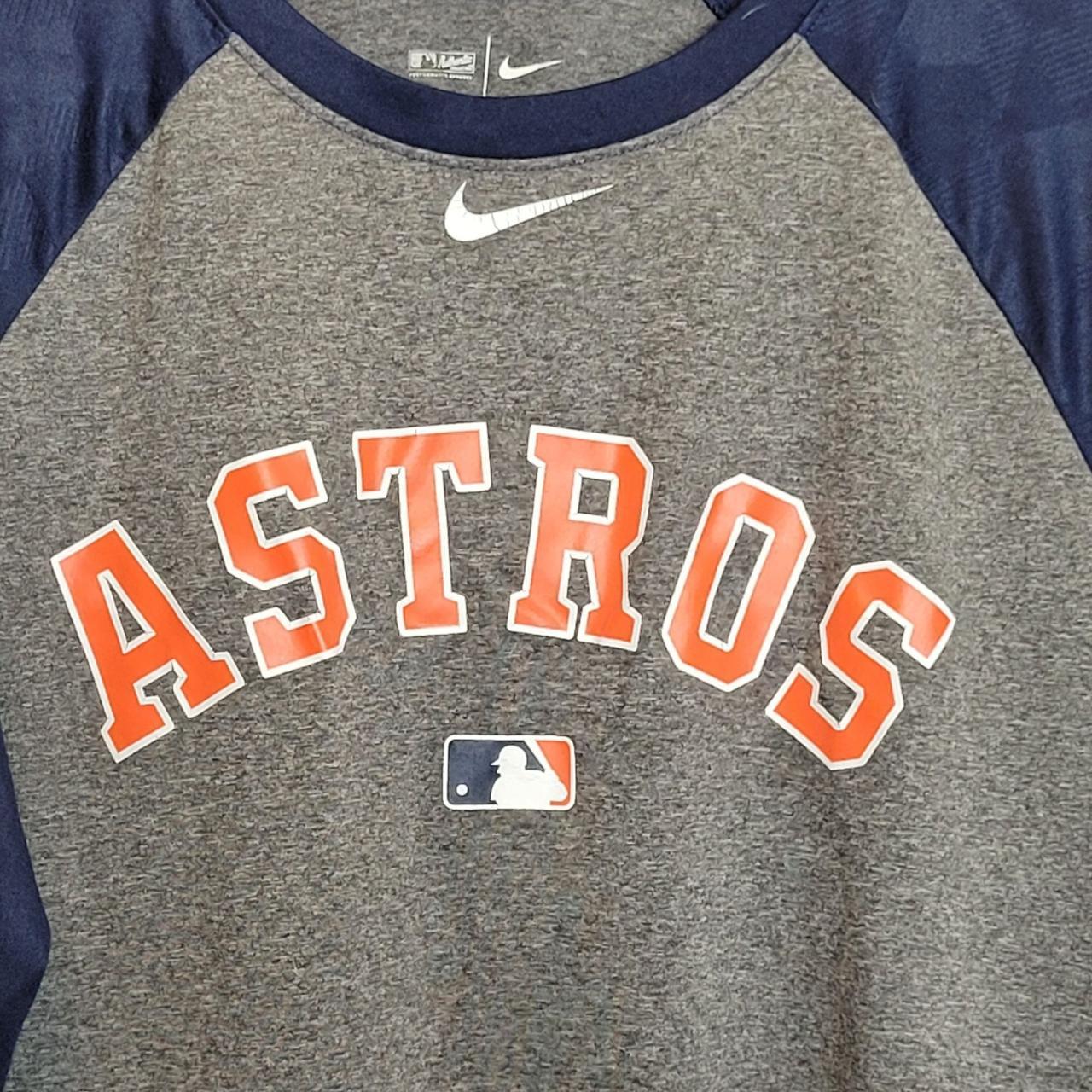 Houston Astros Nike Tee Dri Fit MLB Shirt Baseball - Depop