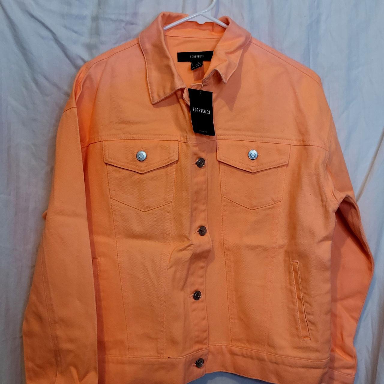Orange Denim Jacket Mens, Mens Orange Jeans Jacket
