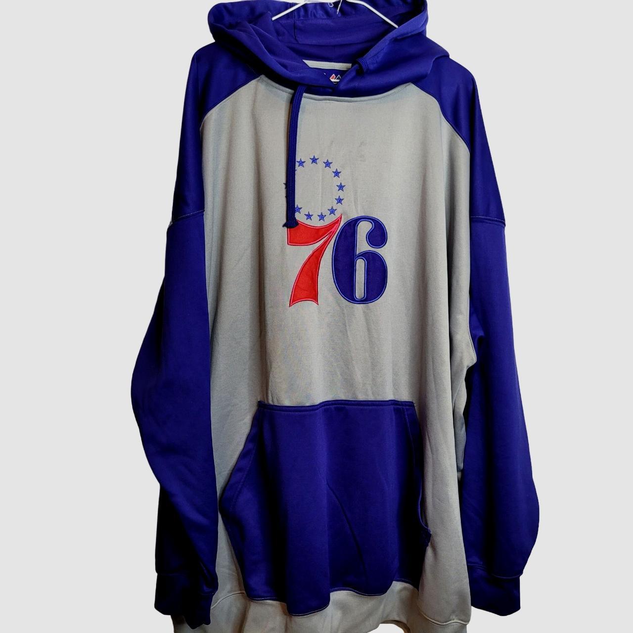 white 76ers hoodie