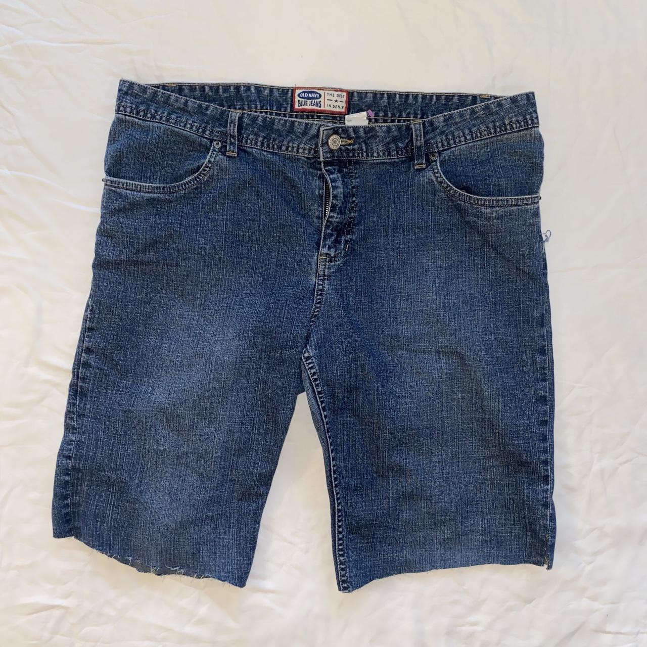 Old Navy Men's Blue and Navy Shorts | Depop