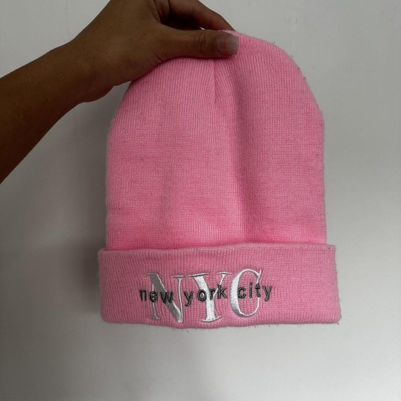 NYC Embroidered Beanie Hat Classic Unisex Stretch - Depop