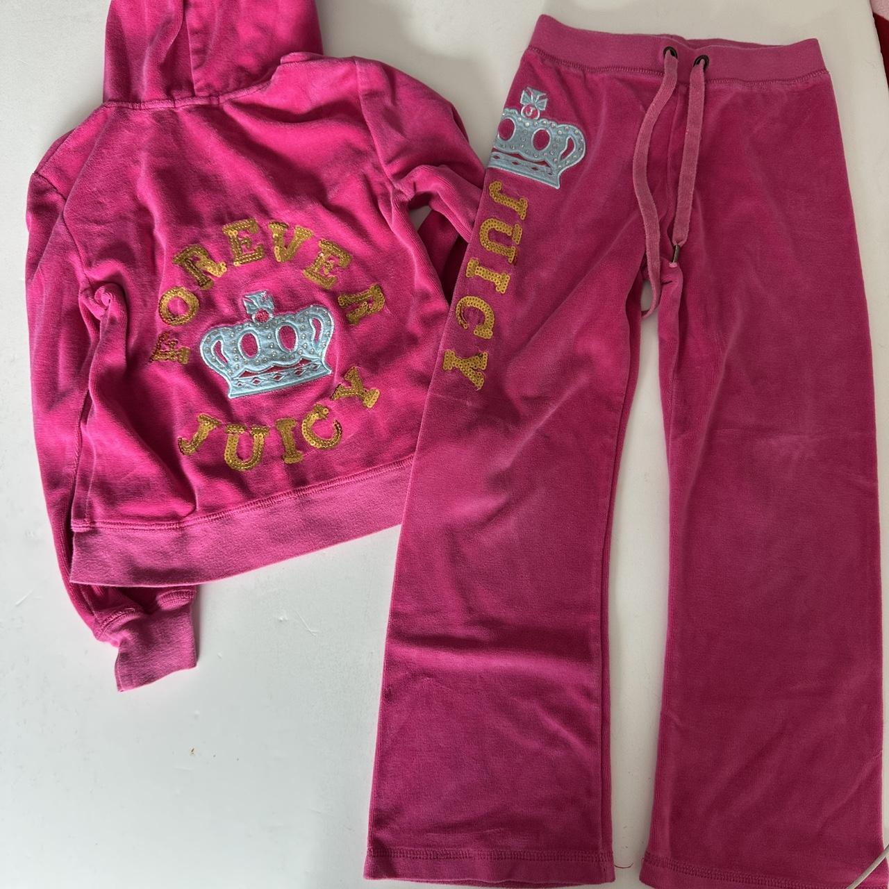 Depop Juicy Couture Pink Sweatsuit Depop Juicy Couture Tracksuit