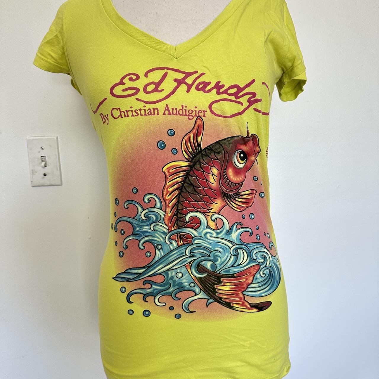 ed hardy fish shirt