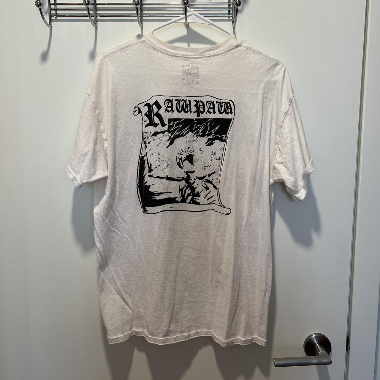 Raw Paw dragon tshirt, slight yellowing at the collar Depop