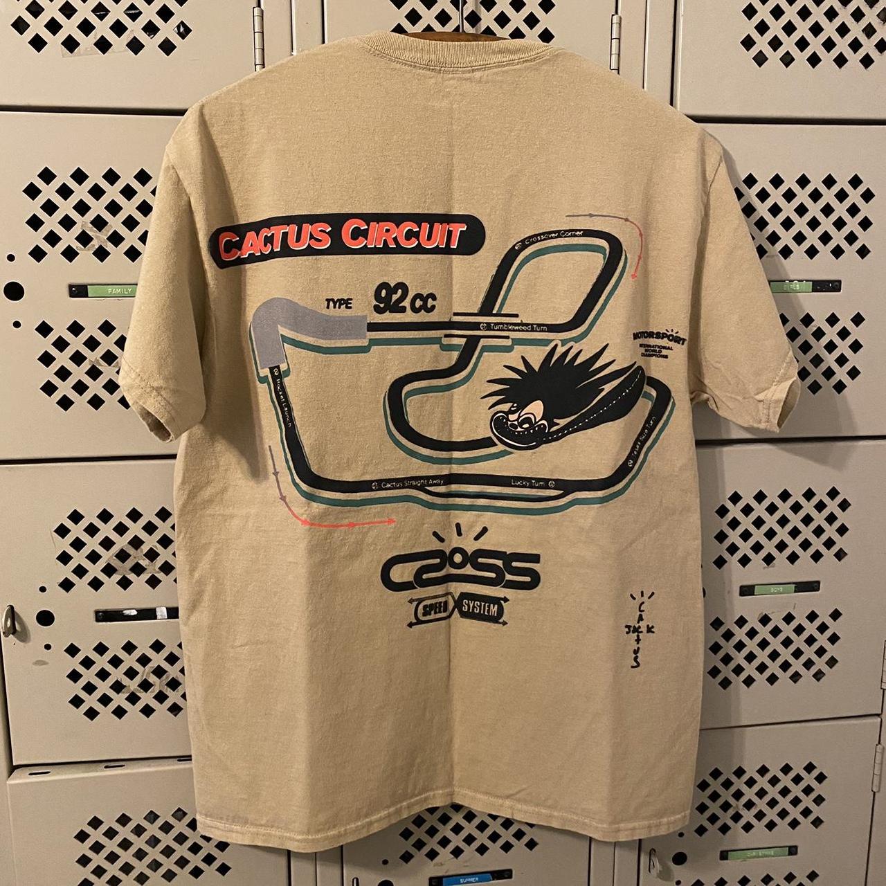 Cactus Jack Travis Scott Cactus Circuit shirt. | Depop