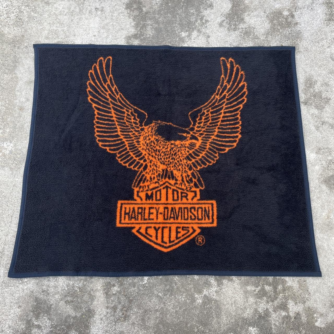 Vintage 90’s Harley Davidson Blanket Amazing item... Depop