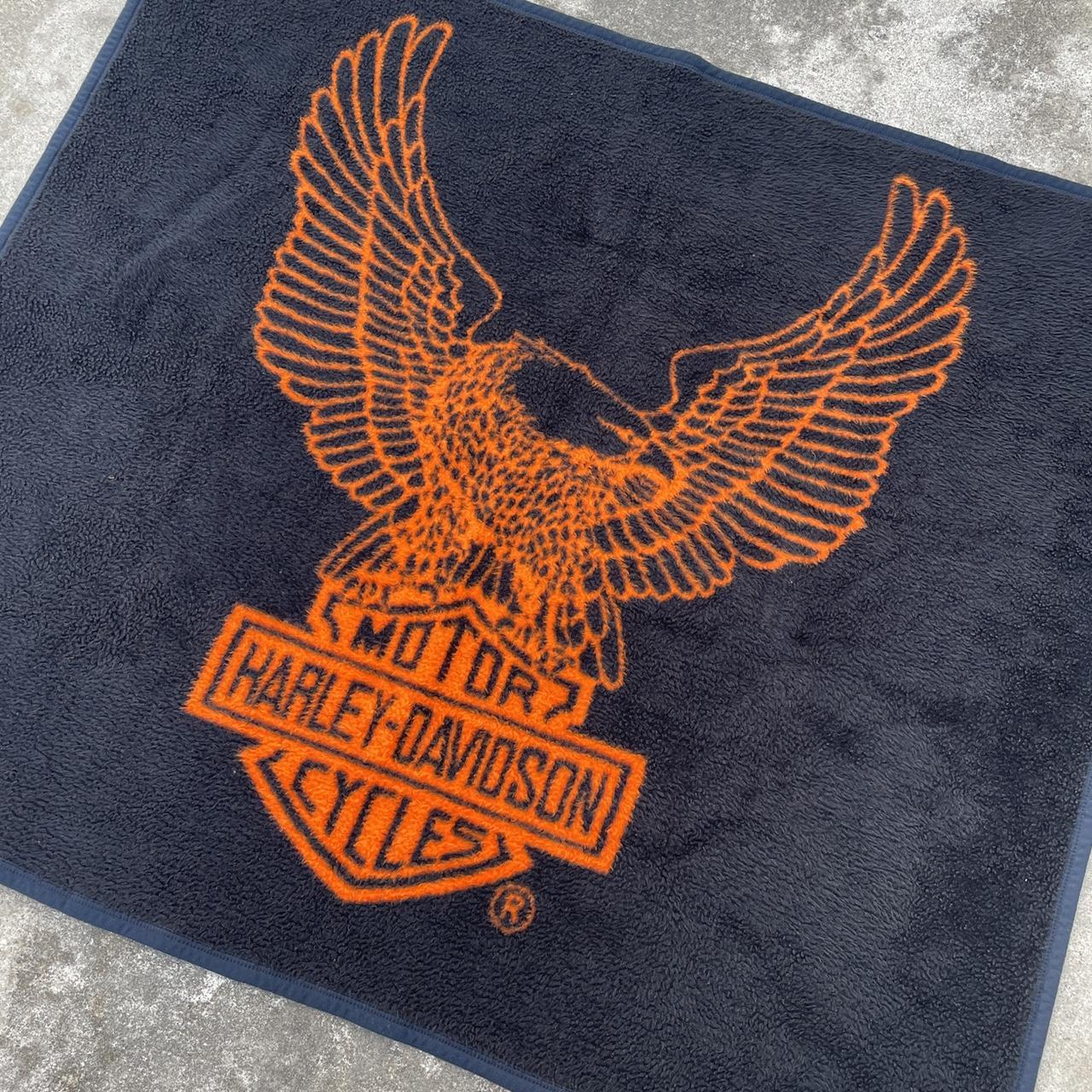 Vintage 90’s Harley Davidson Blanket Amazing item... Depop