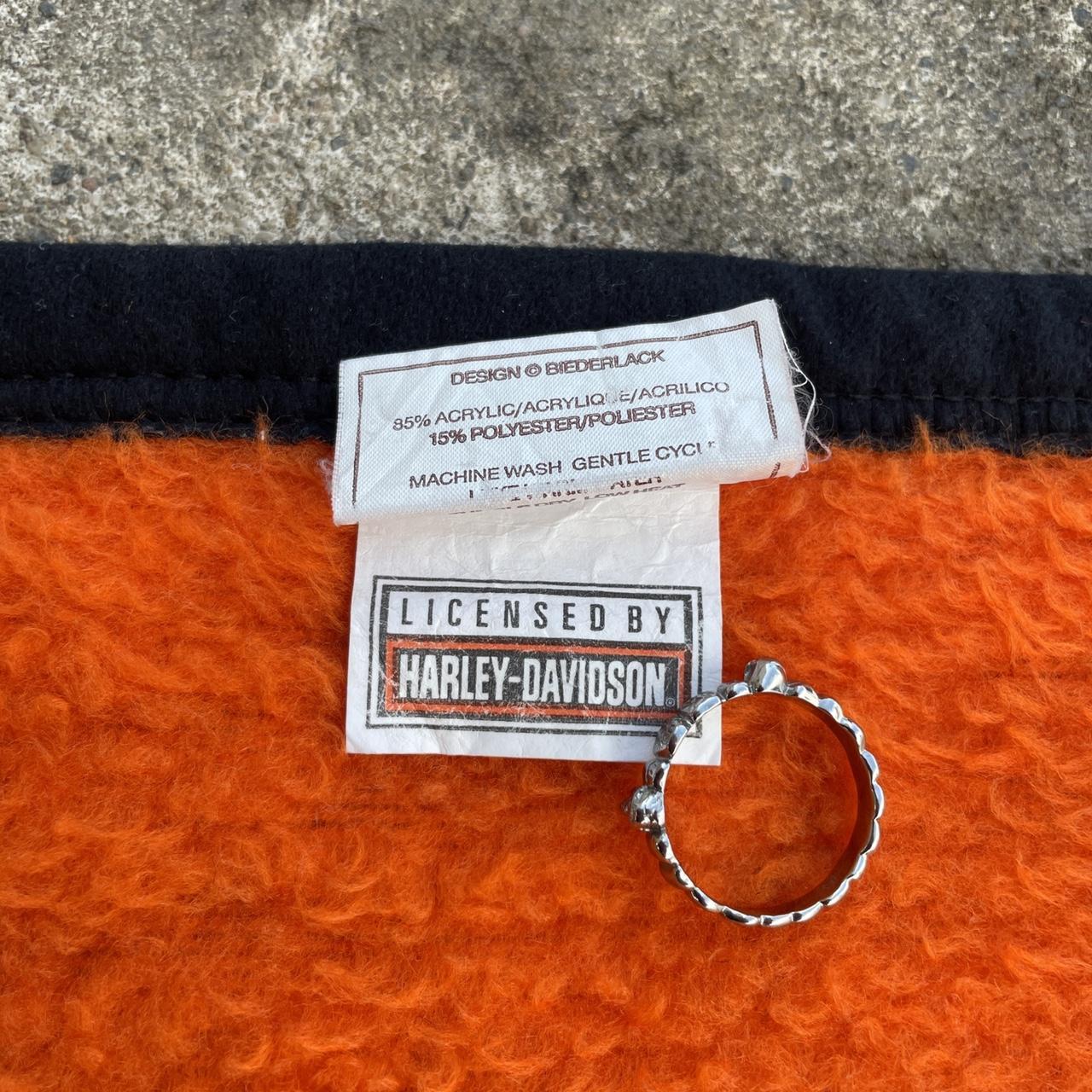 Vintage 90’s Harley Davidson Blanket Amazing item... Depop