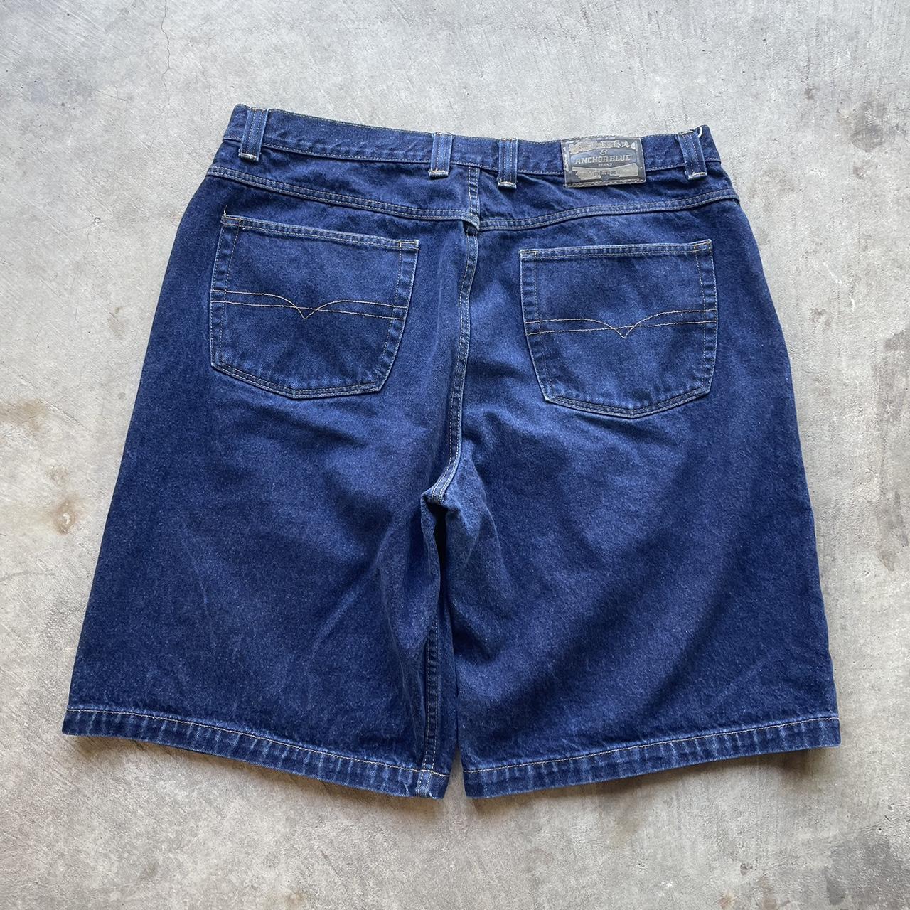 Anchor Blue Men's Blue Shorts | Depop