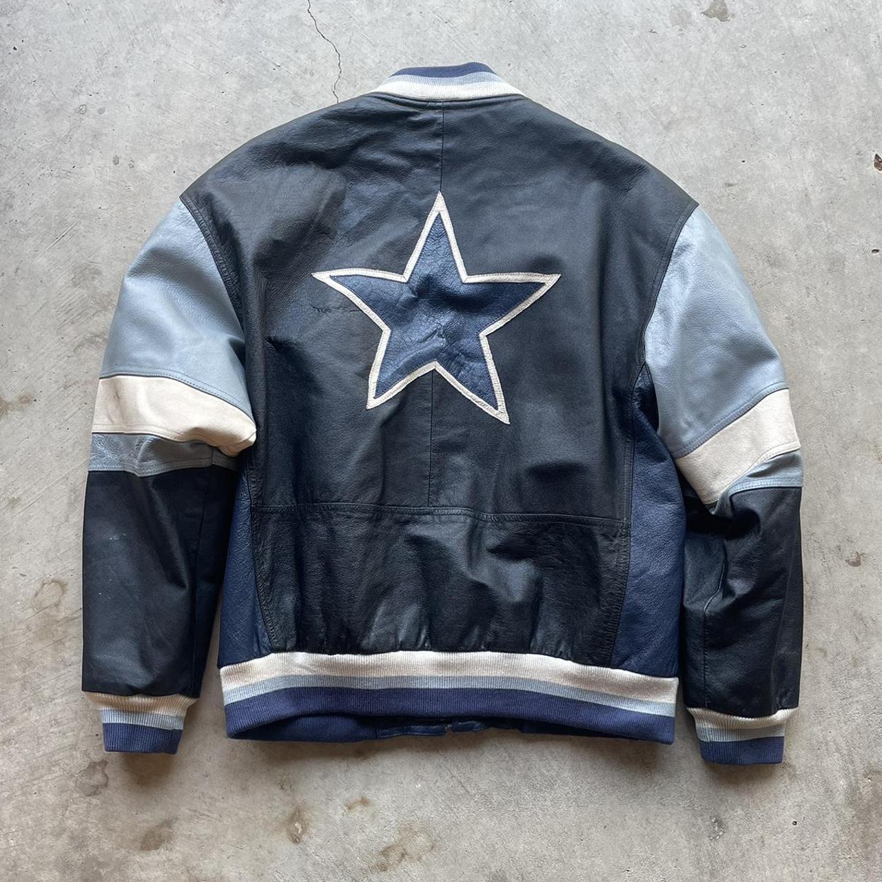 Vintage 90s Dallas Cowboys Game Day NFL Leather - Depop