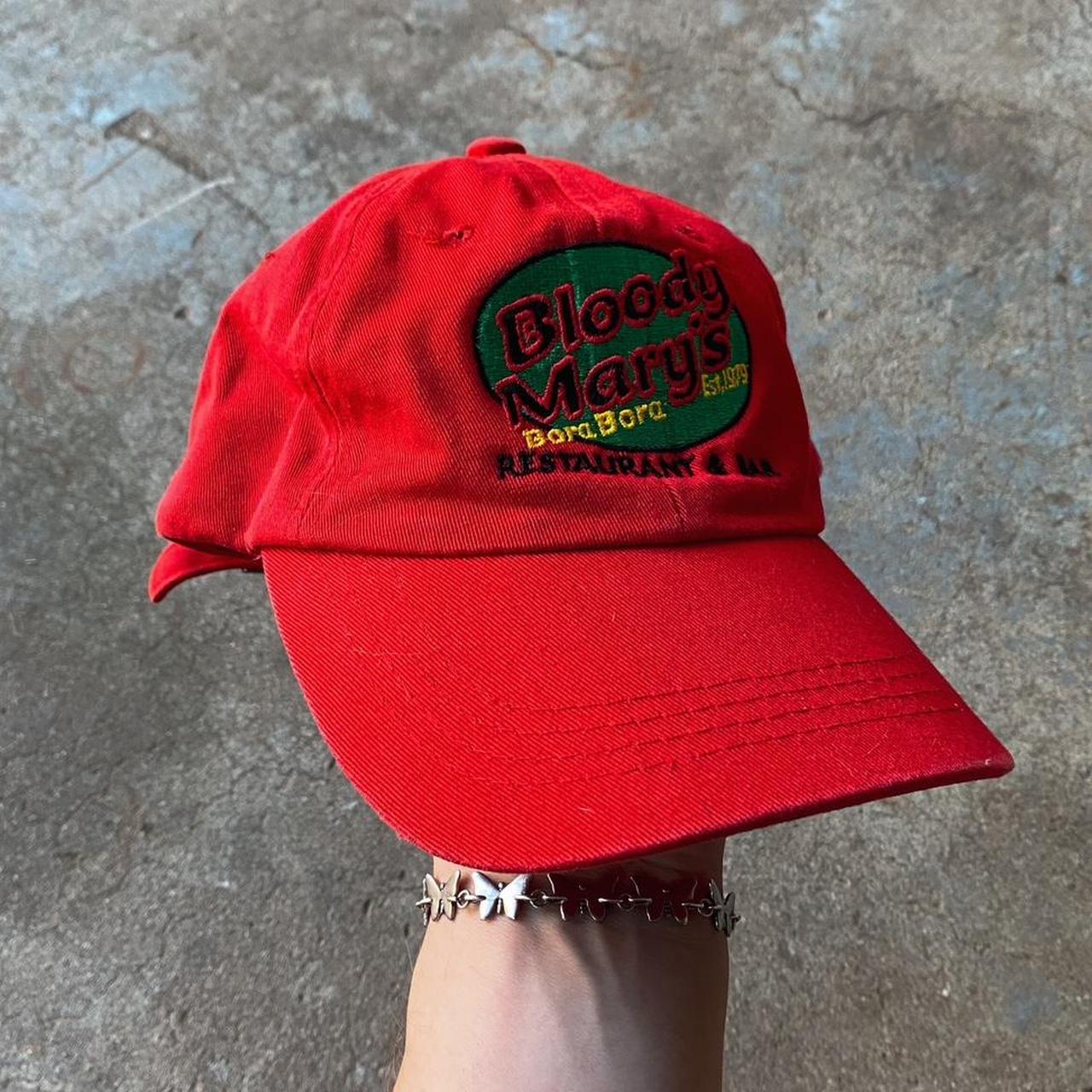 Y2K Bloody Mary’s Bora Bora Strap Back Dad... Depop