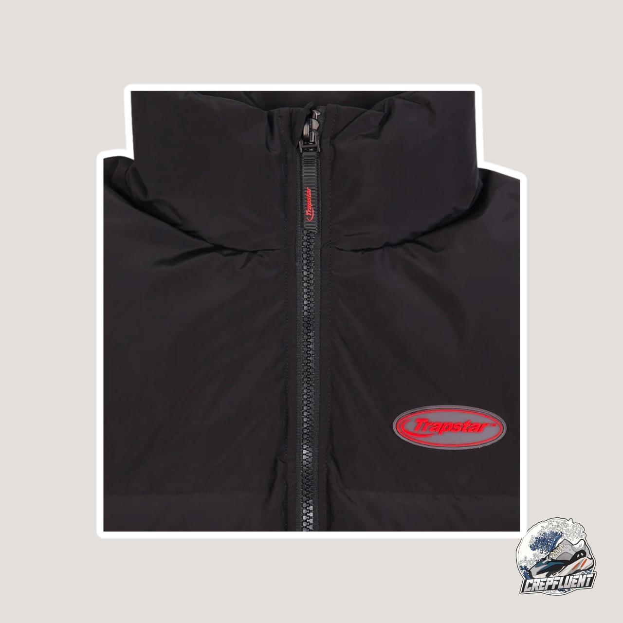 Trapstar Men's Black and Red Jacket Depop