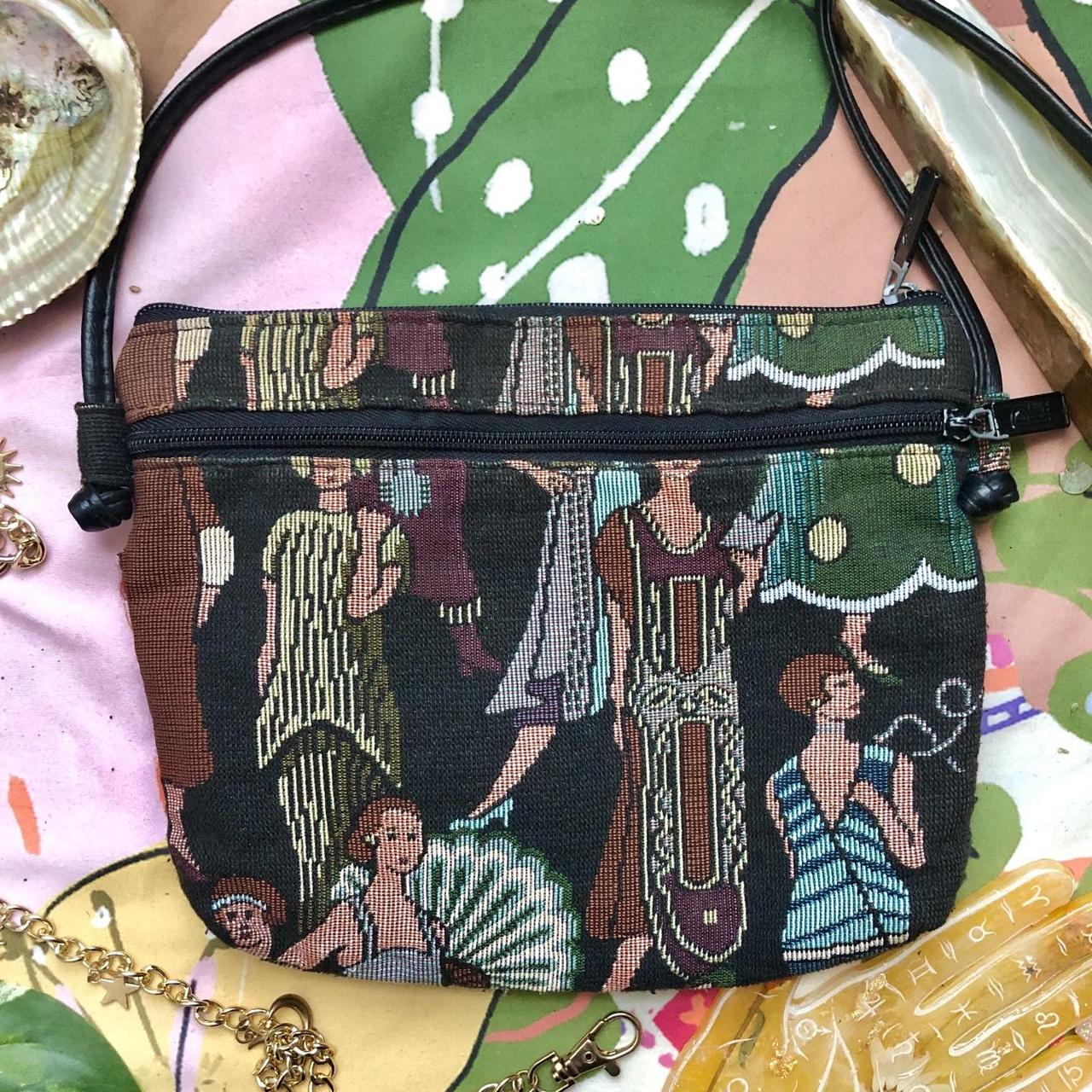 Vintage embroidered online purse