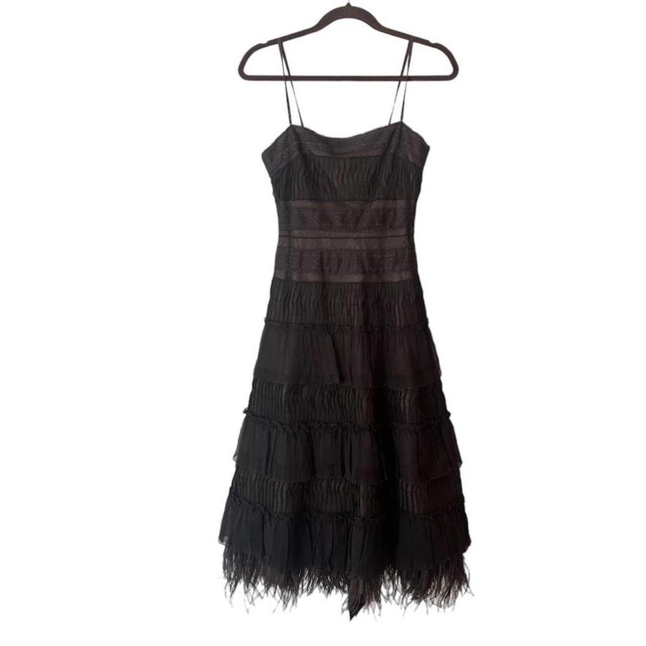 Bcbg feather dress best sale