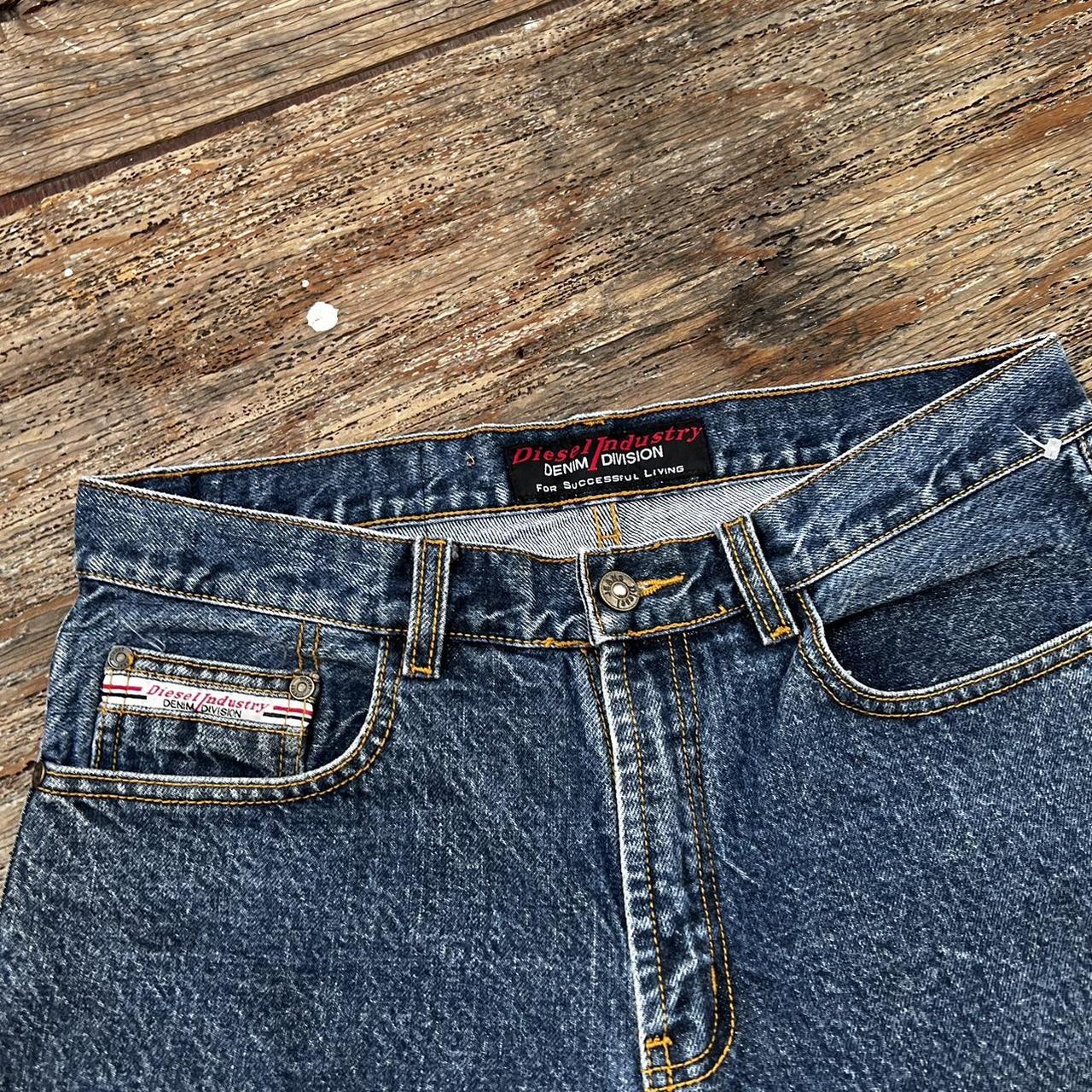 Diesel Men's Black and Navy Trousers (4)