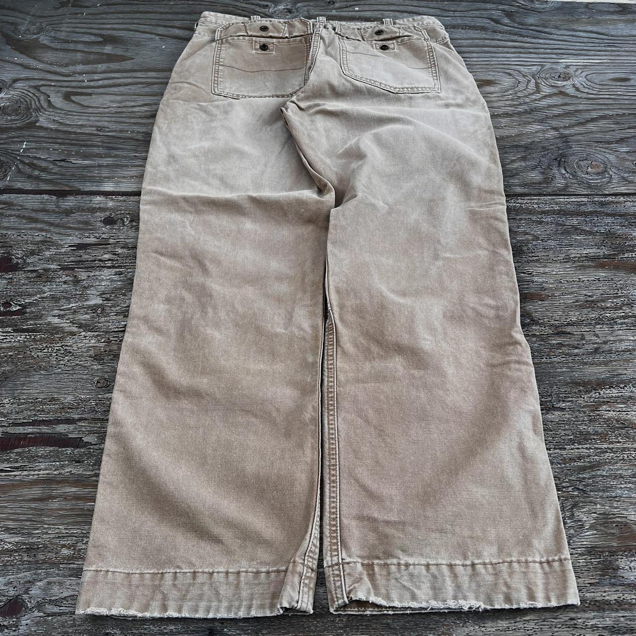 Vintage Eddie Bauer Double Knee Pants Size 36 Waist... - Depop