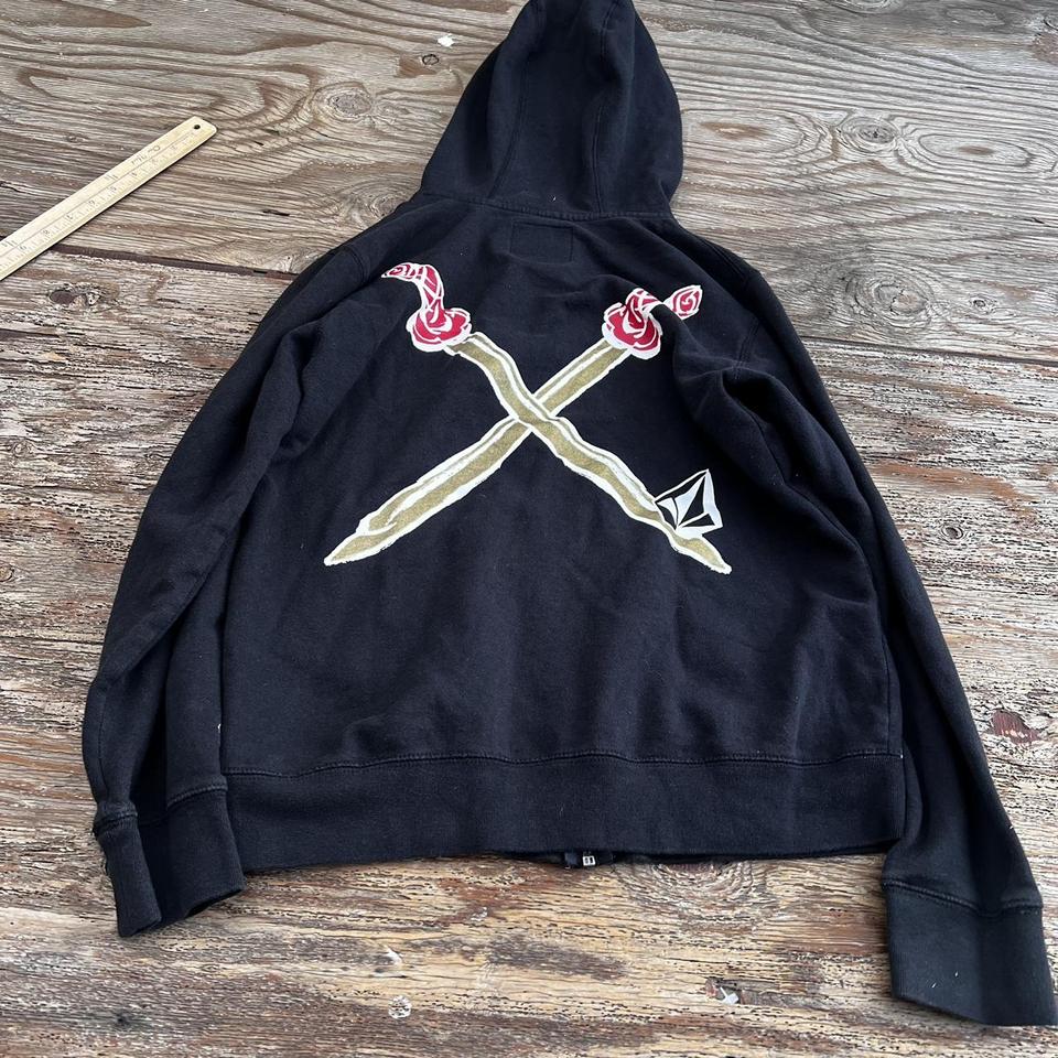 Early 2000's Ninja Full Zip Hoodie Pre Owned... - Depop