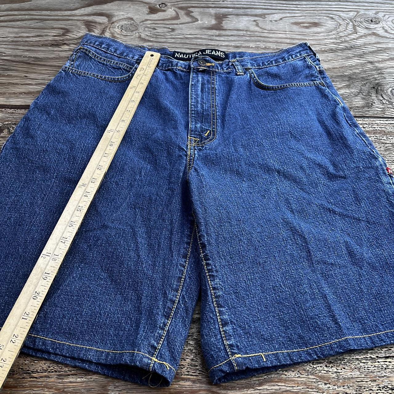 Vintage Nautica Baggy Carpenter Denim Jorts Pre... - Depop