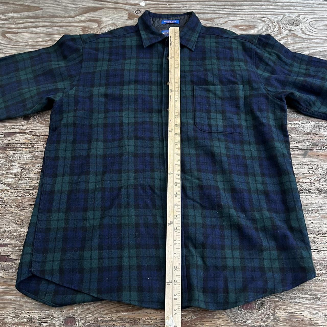 Vintage Pendleton Virgin Wool Flannel Pre Owned... - Depop