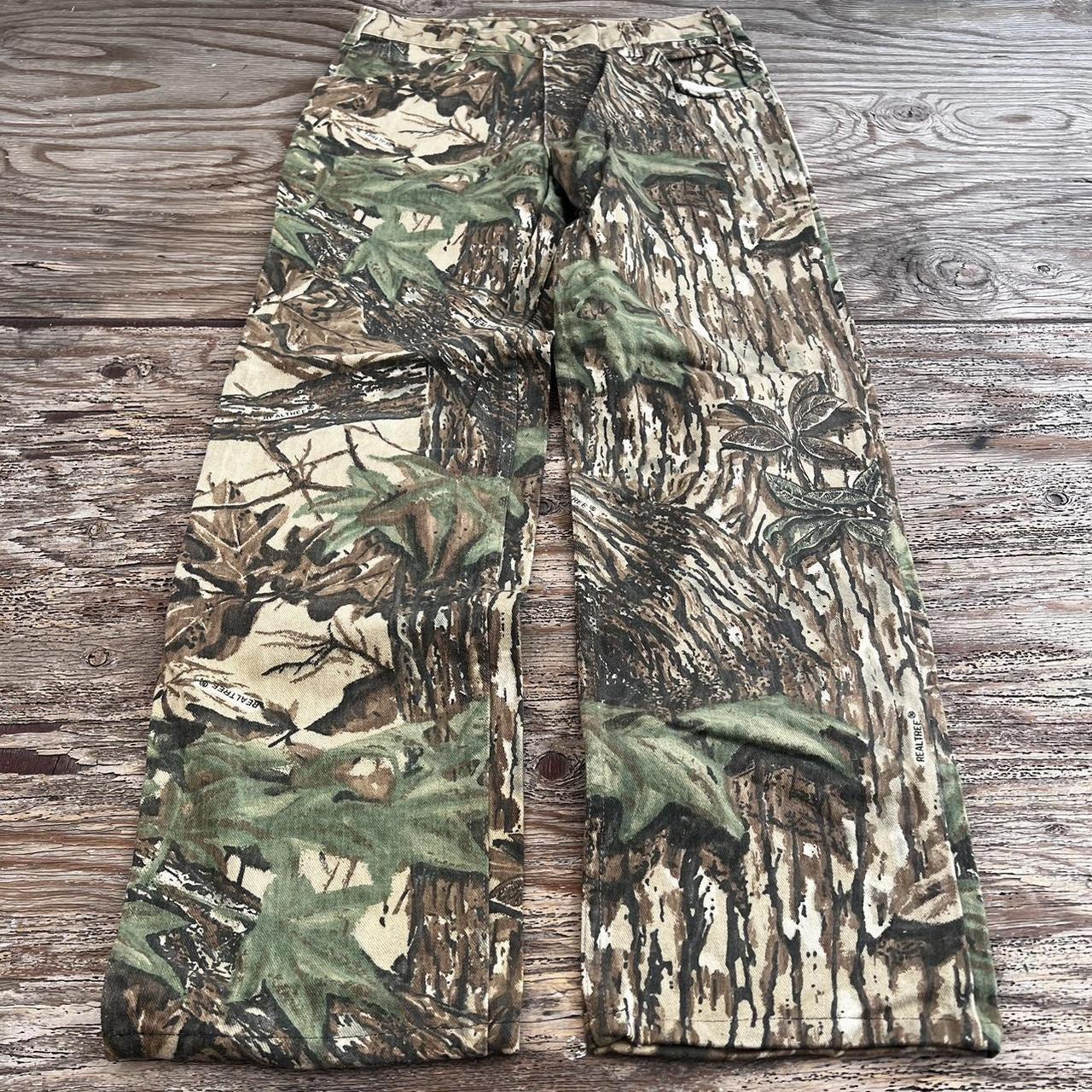 Vintage 90’s Cabela’s Real Tree Camo Pants Tagged... - Depop