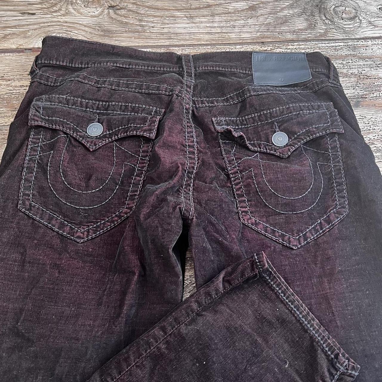 True Religion Men's Geno Big T Corduroy Chili Pepper... - Depop
