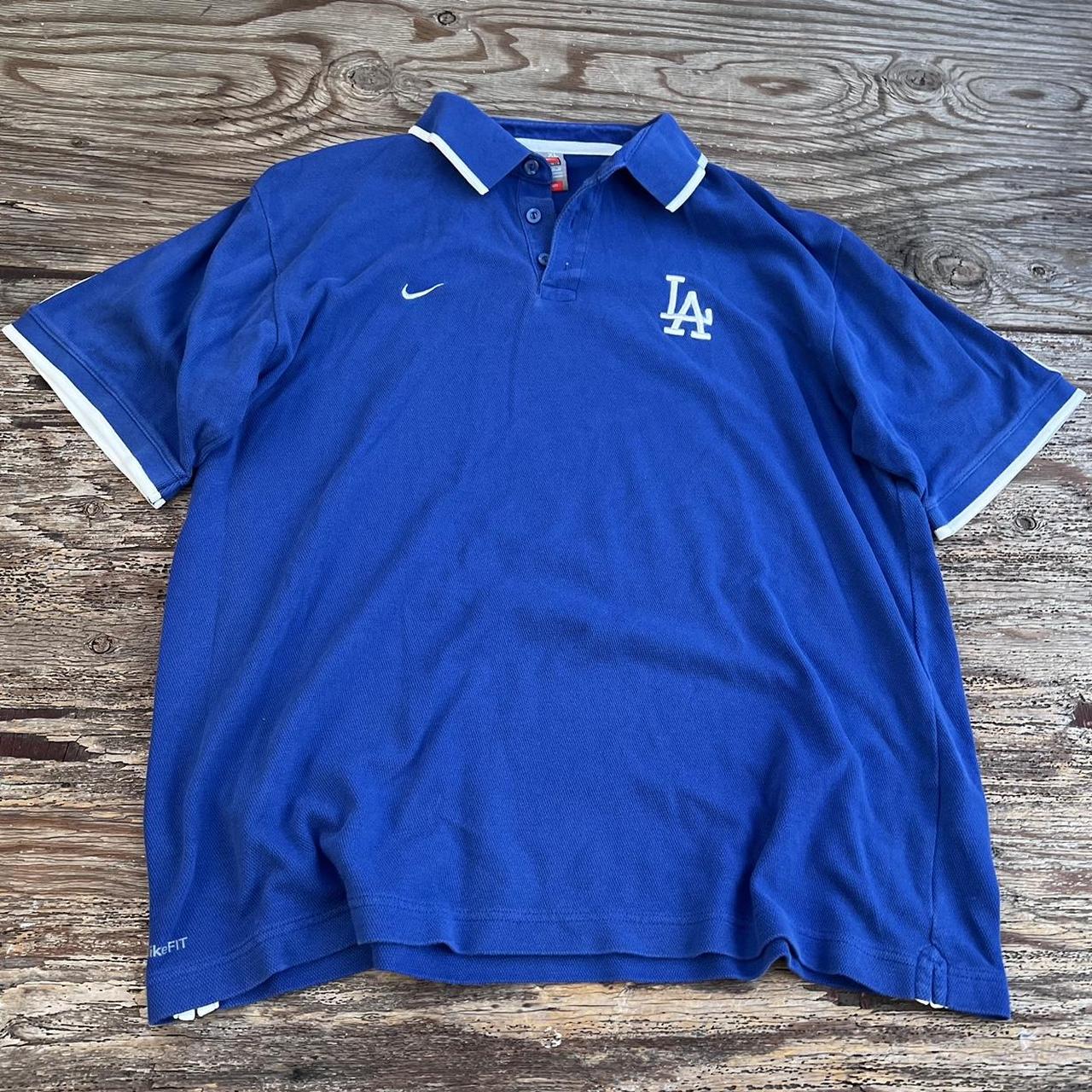 nike dodgers polo shirt