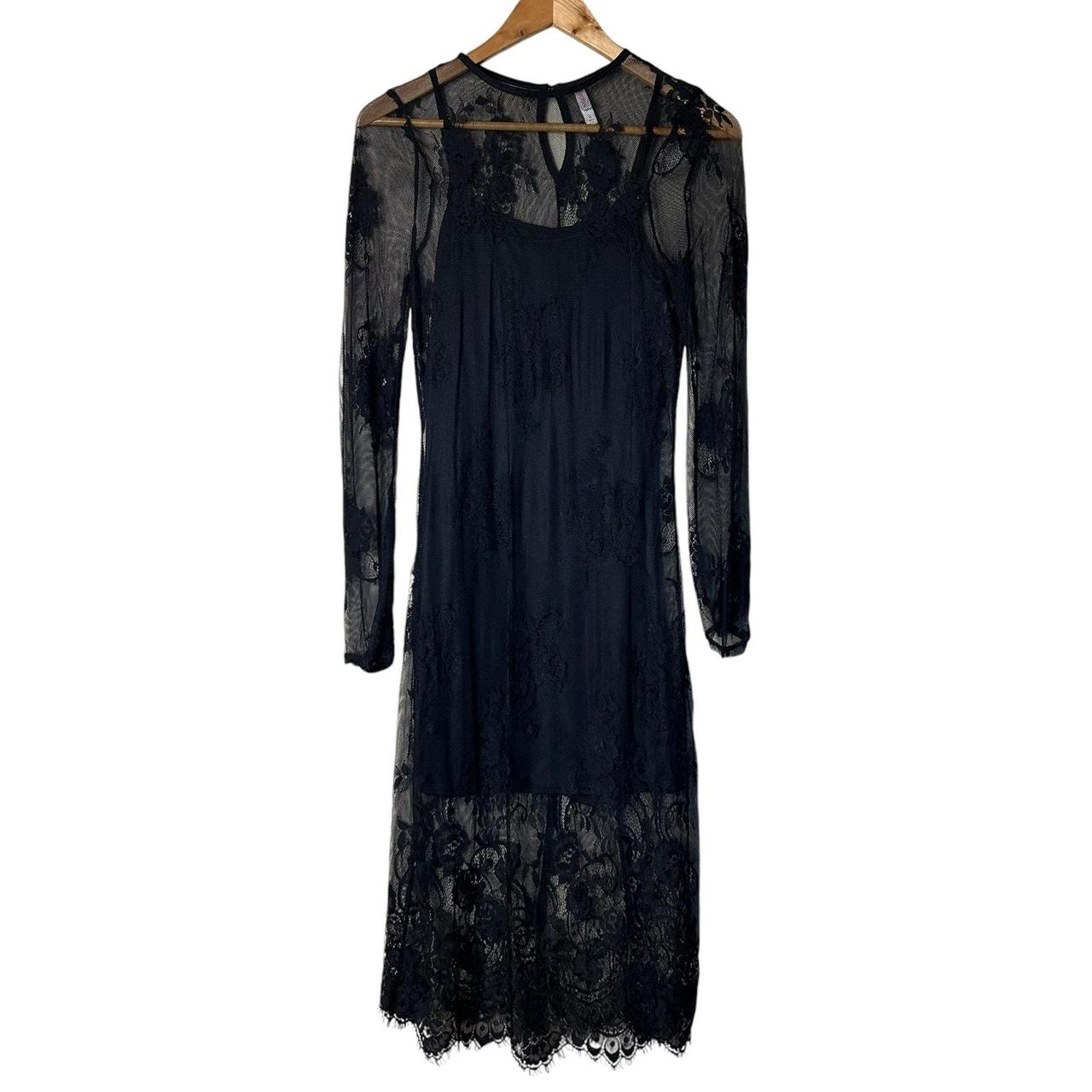 Xhilaration fashion black lace dress