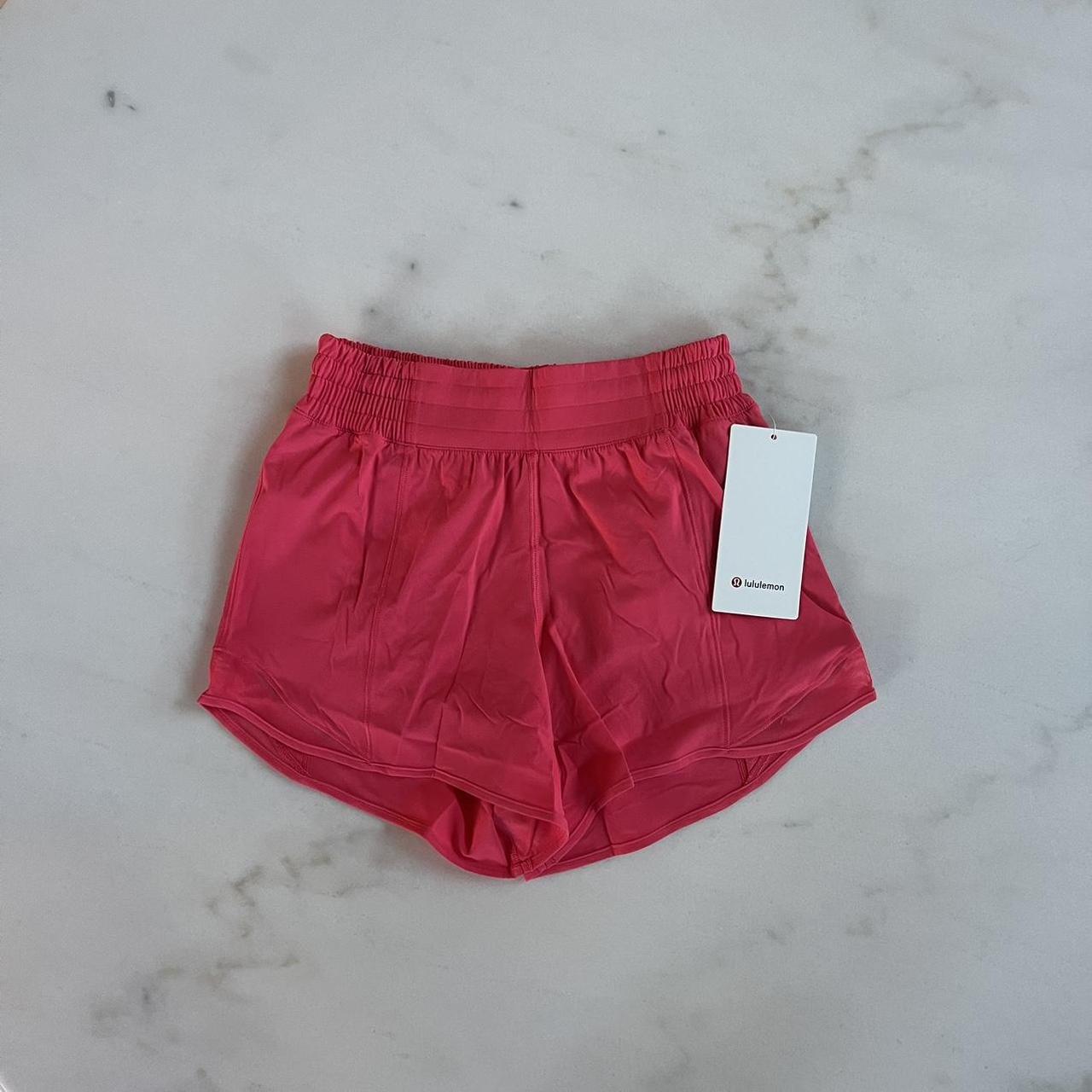 lululemon lip gloss high rise hotty hots shorts... Depop