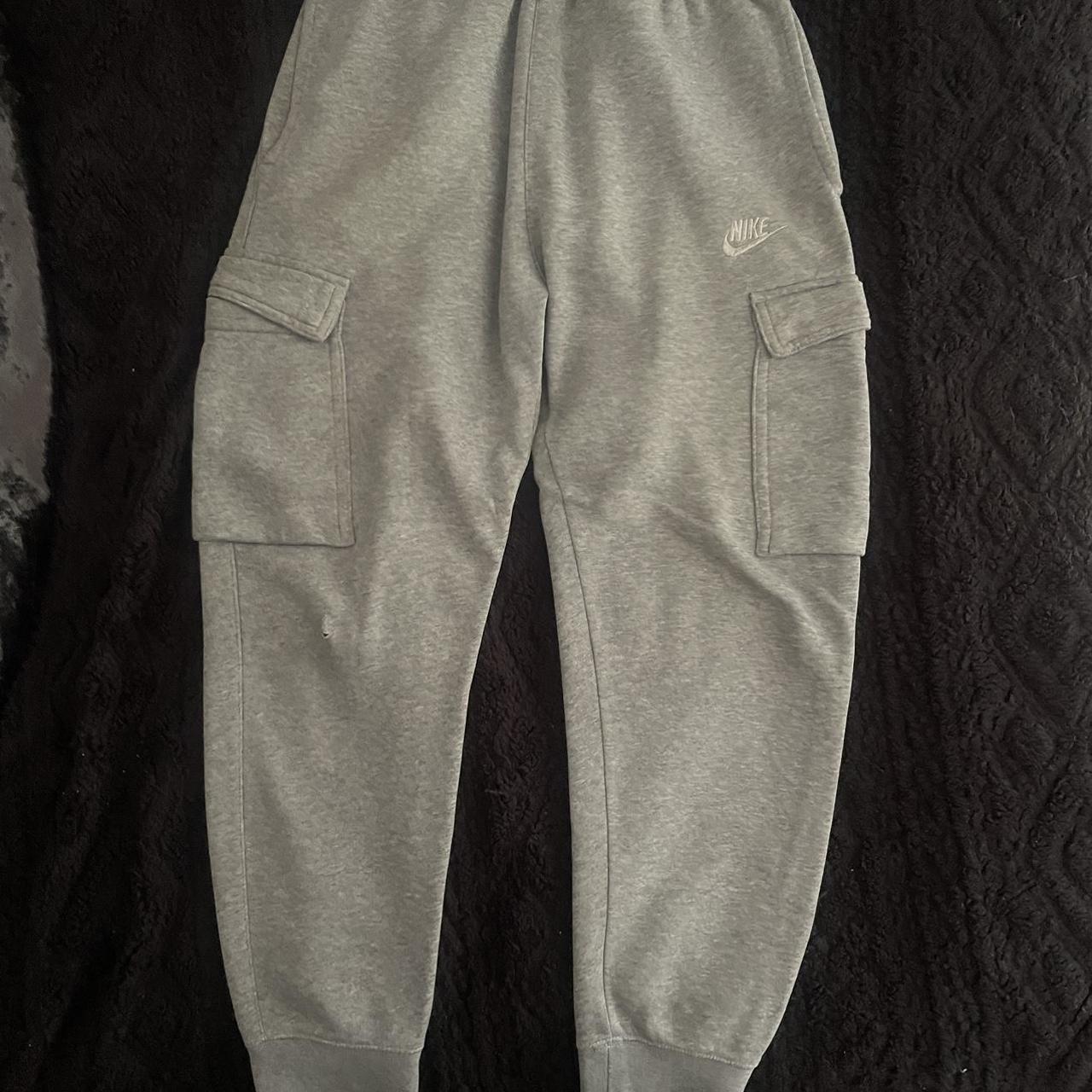 Nike Cargo joggers 8/10 condition only fault shown... - Depop