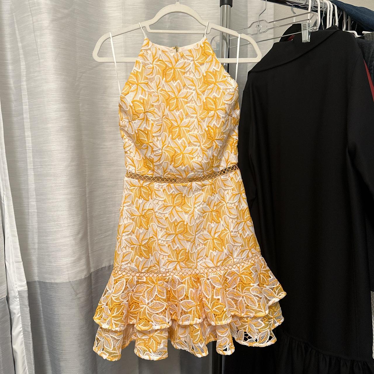 Keepsake yellow outlet dress