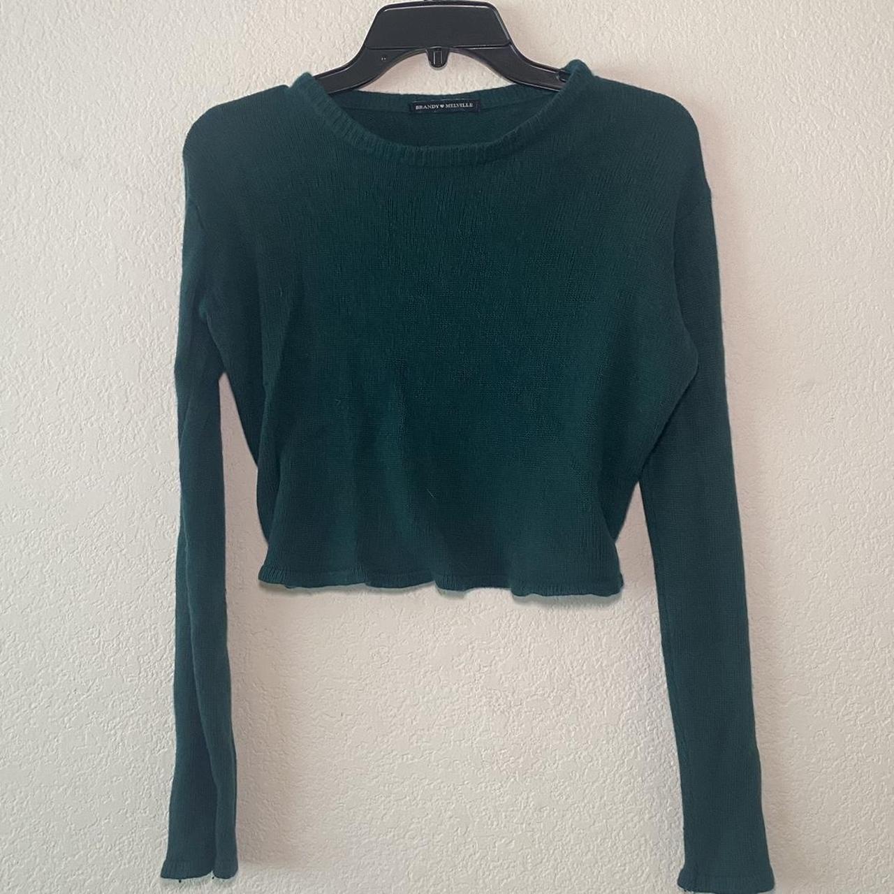 Brandy Melville Green Sweater - Depop