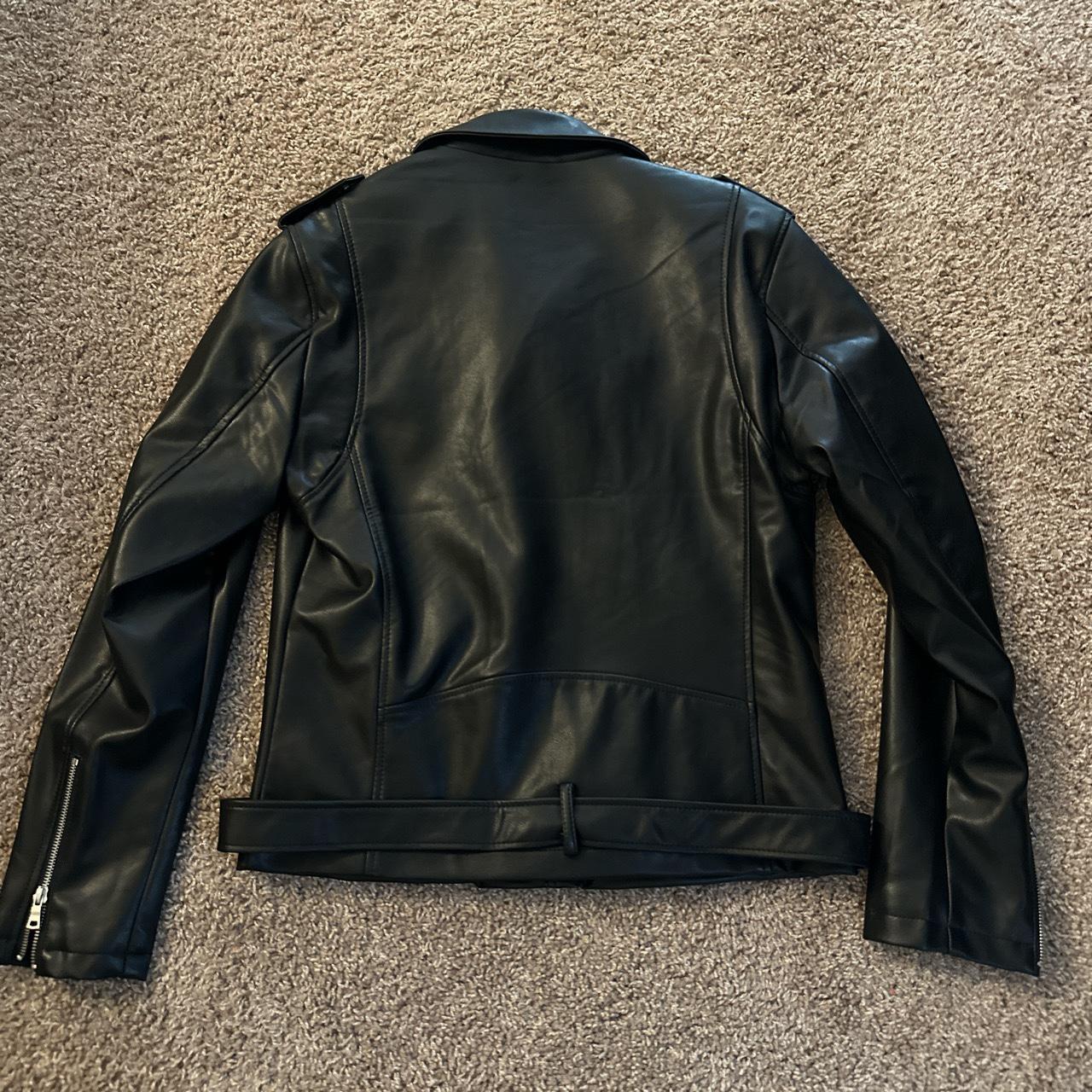 Vintage forever 21 faux leather jacket. Never worn.... - Depop