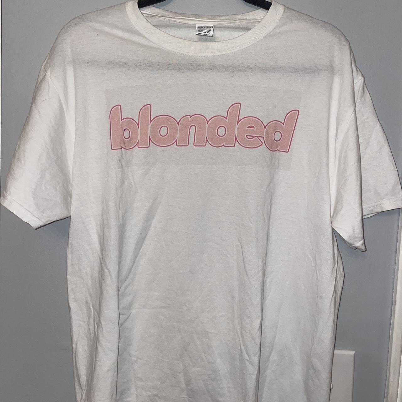 Pink sales blonded shirt