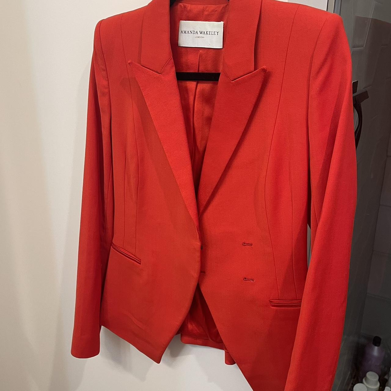 Amanda Wakeley Red Blazer Gorgeous Red Blazer From Depop