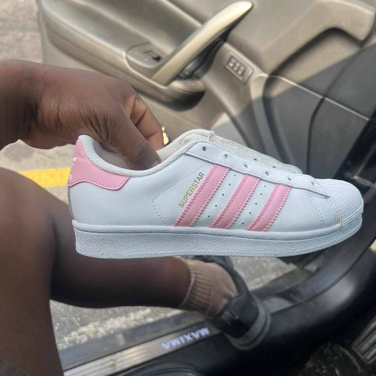 Light pink clearance adidas superstar womens