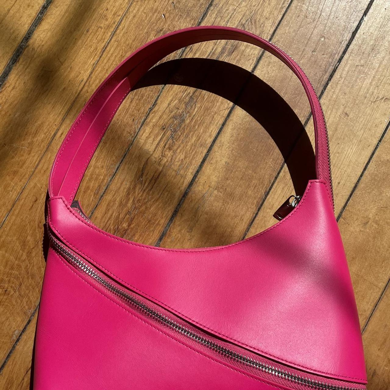 Coperni Women's Pink and Silver Bag (2)
