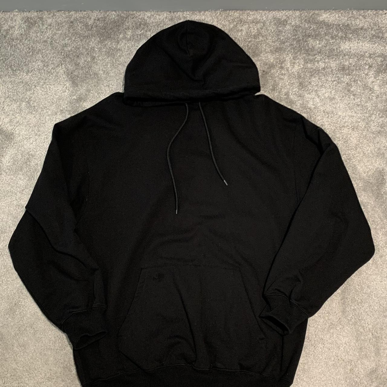 •Men’s black Balenciaga hoodie •Size large •Perfect... - Depop