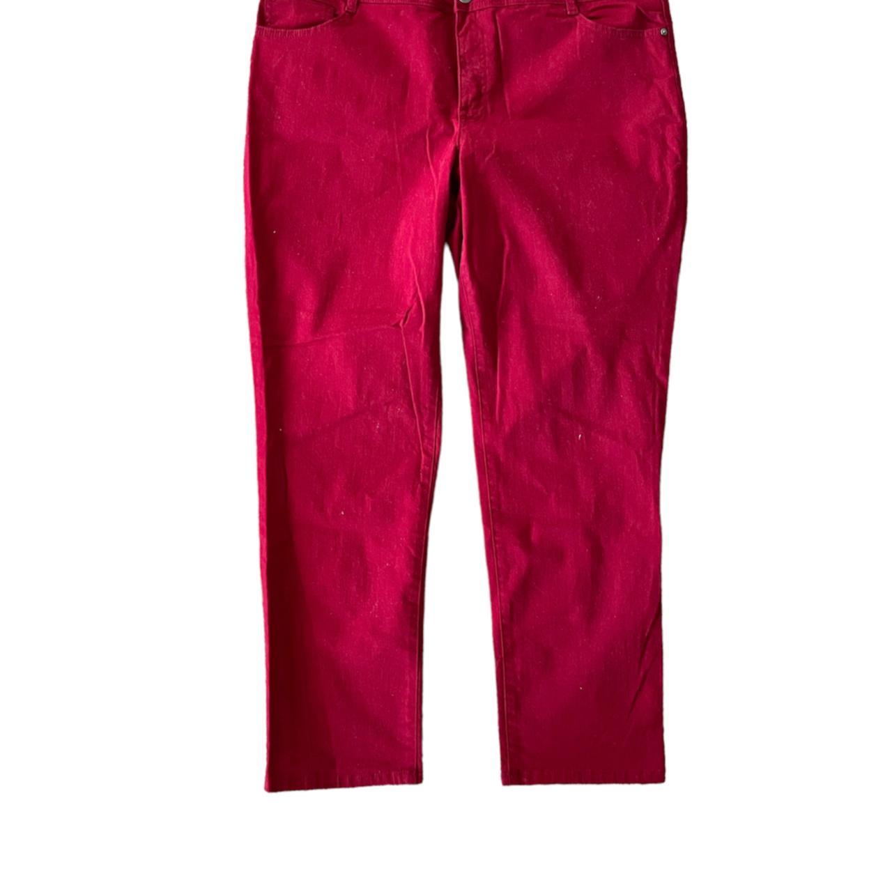 Style & Co Women's Red Jeans Depop