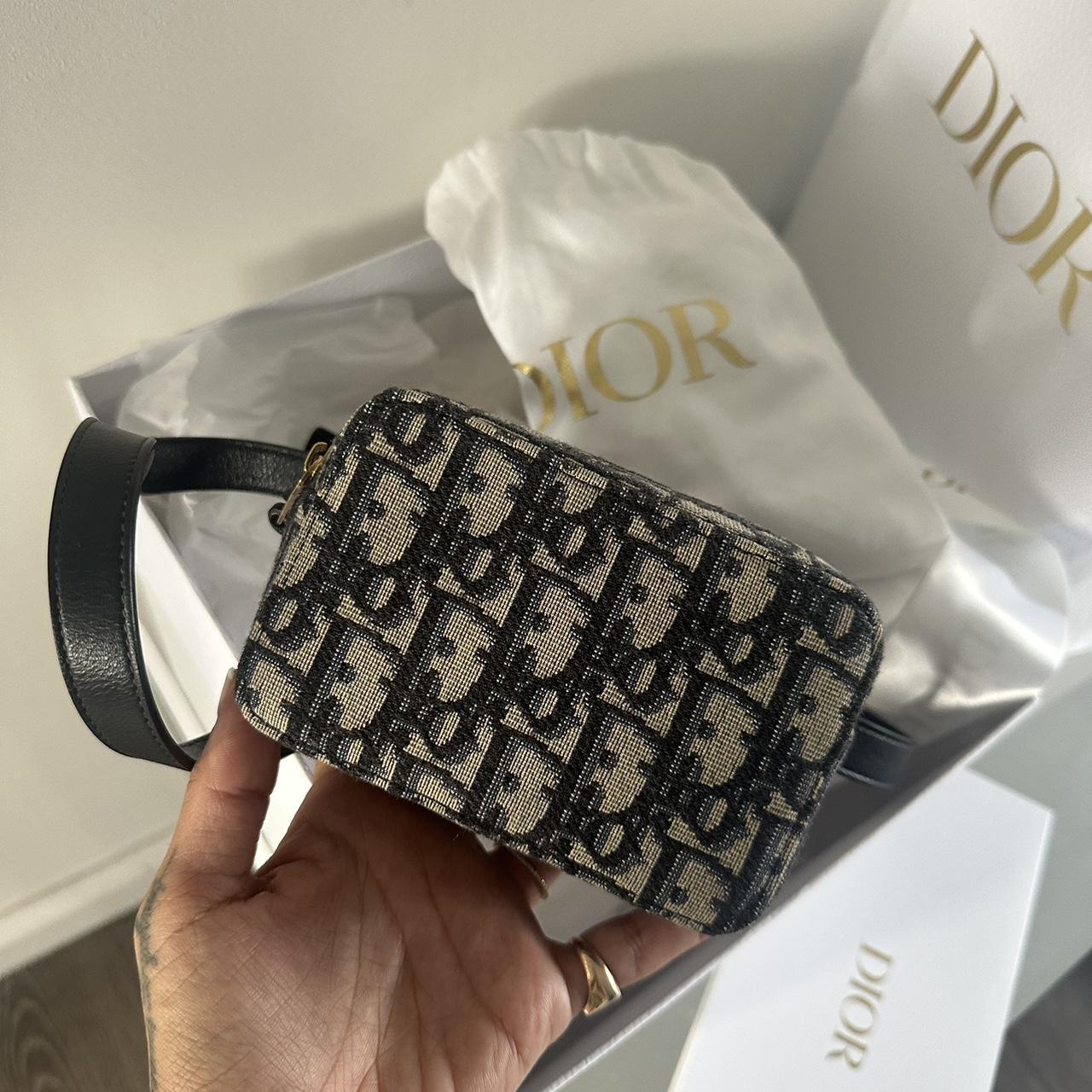 Christian Dior Mini belt bag Oblique canvas very... - Depop