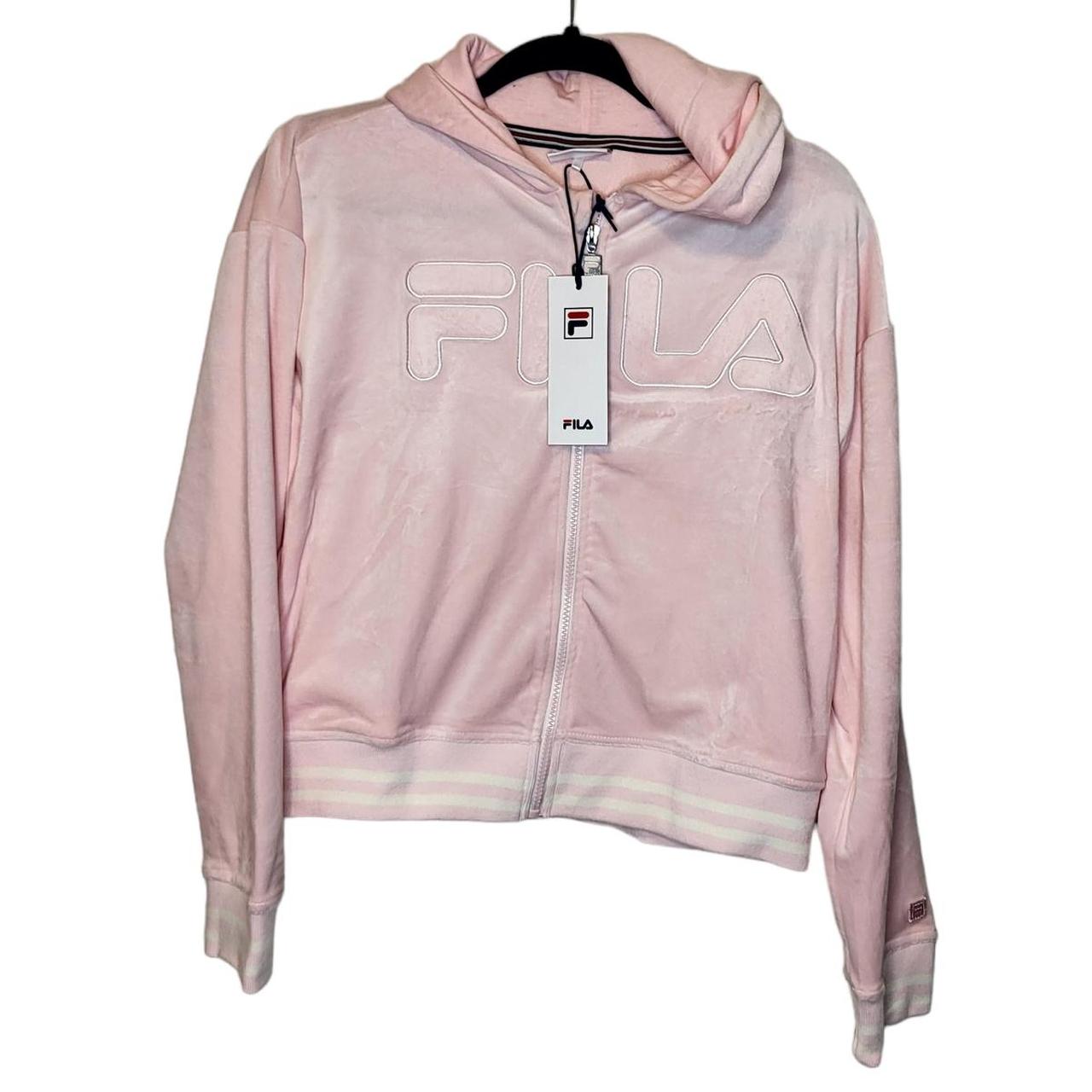 Fila velvet pink sale