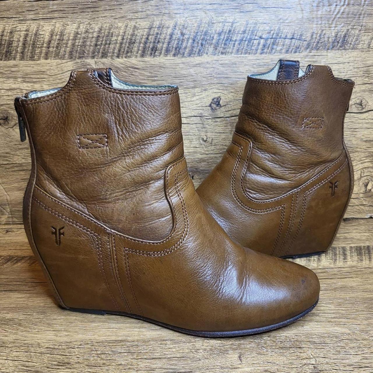 Frye wedge booties online