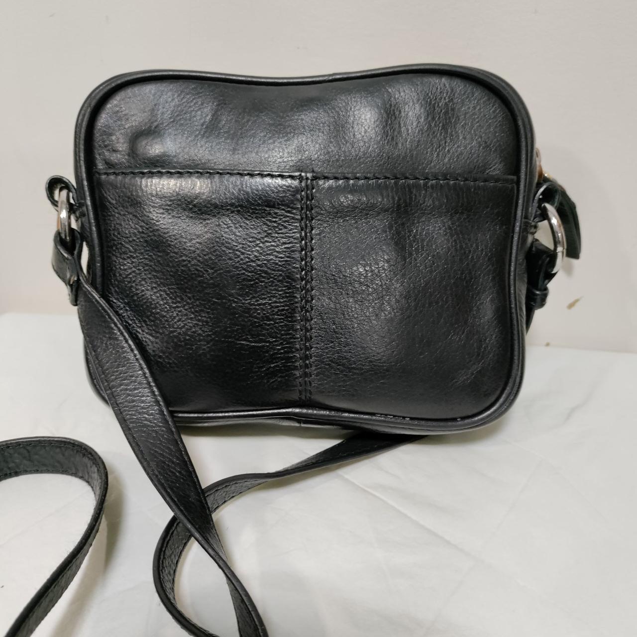 Brampton London Quilted Leather Mini Crossbody Top... - Depop