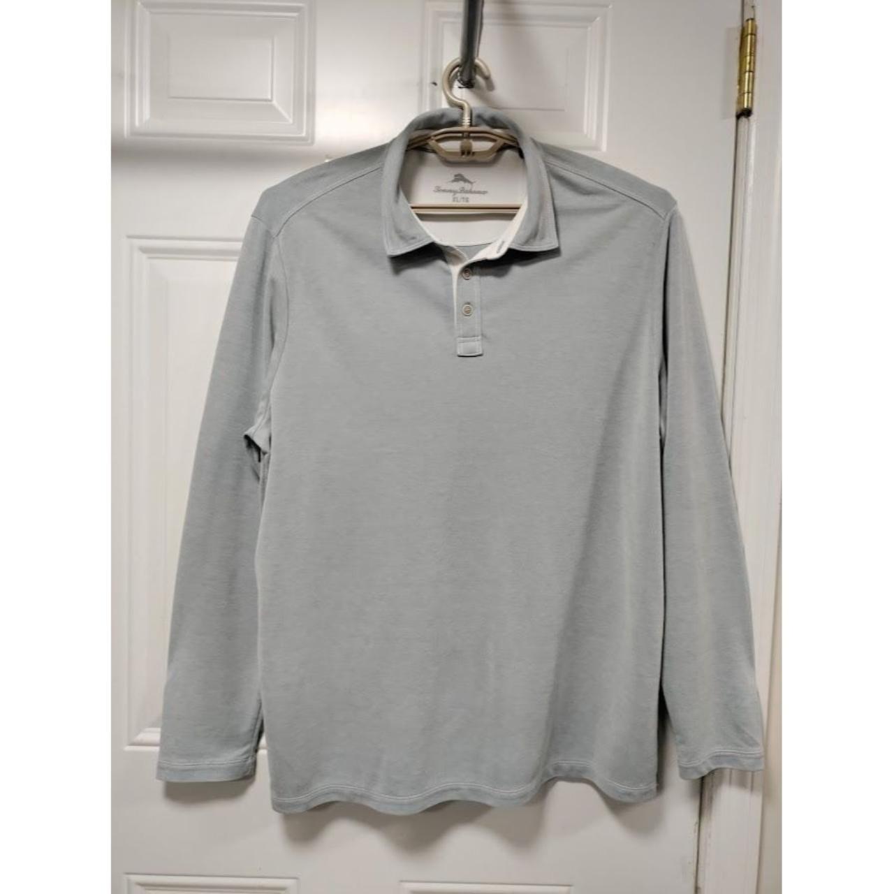 Tommy Bahama Women's Grey Polo-shirts | Depop