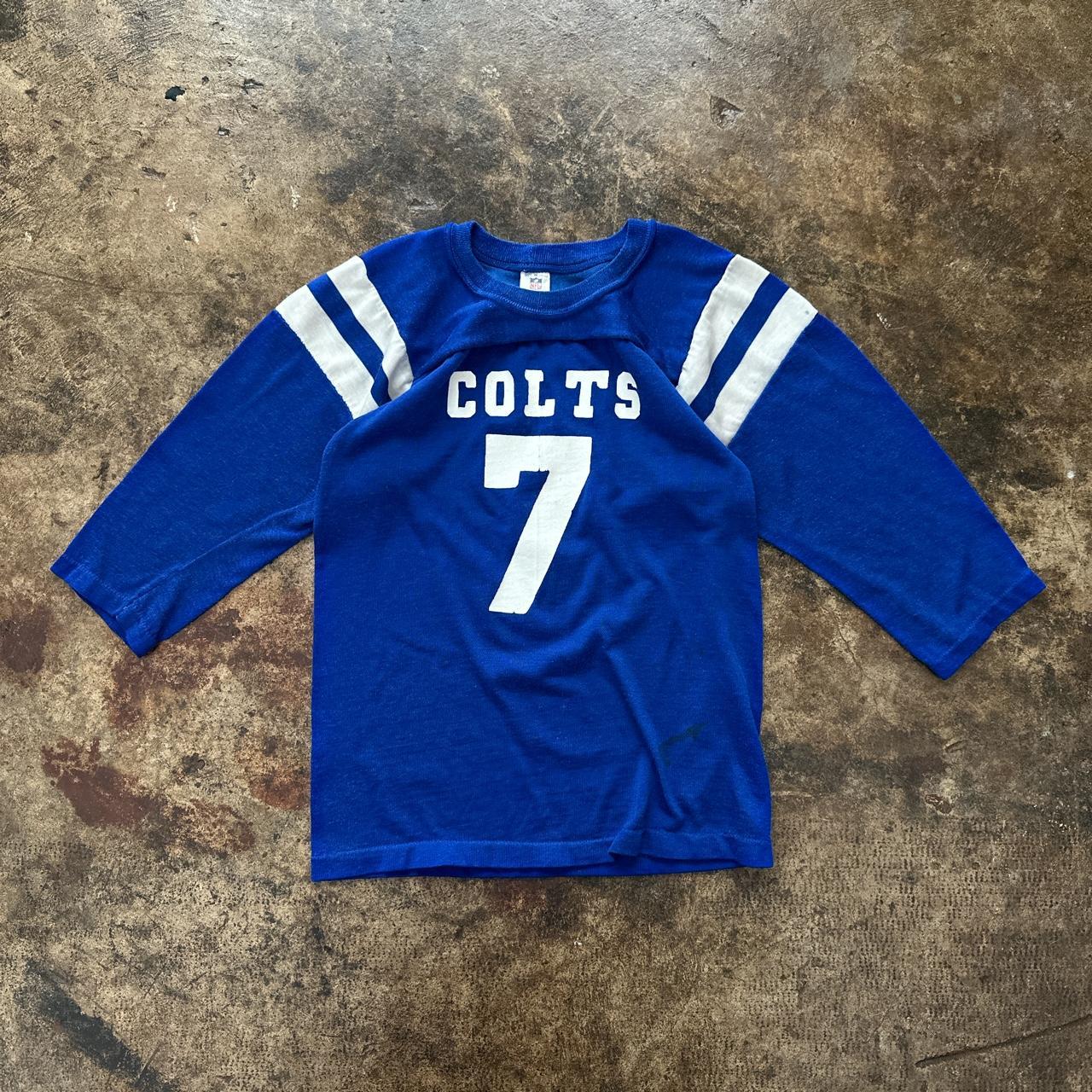 VINTAGE COLTS JERSEY #10 ~unsure of the history - Depop