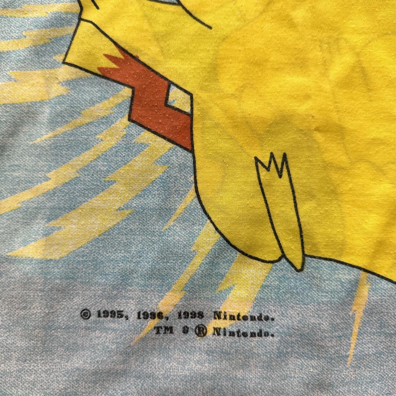 VINTAGE 90S POKEMON PILLOWCASE IN MINT CONDITION - Depop