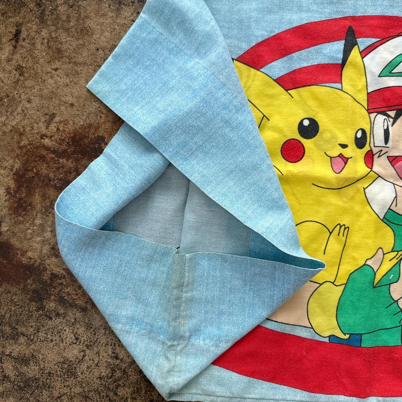 Vintage 90's Pokémon Pillowcase 31”x 20.5”. Light - Depop