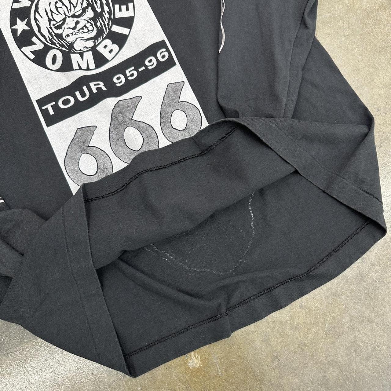 Vintage White Zombie Say You Love Satan 666 Long | Depop